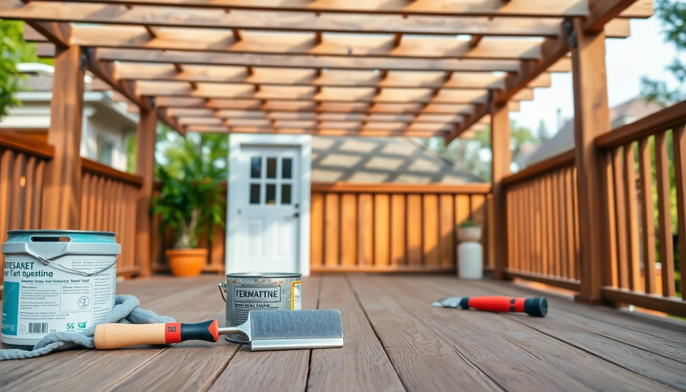 Deck & Pergola Staining
